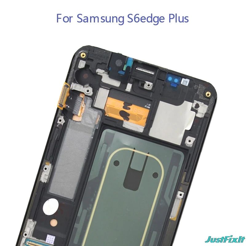 Для SAMSUNG GALAXY S6 edge plus G928F G928FD горящий в тени ЖК-дисплей сенсорный экран дигитайзер супер Amoled Замена