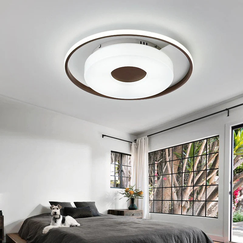 Современная люстра освещение для гостиной спальни 110 В 220 В Lustre Avize круглая квадратная форма светодиодный потолочный светильник