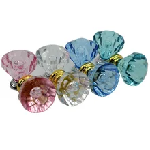 Напрямую от производителя Волан акрил выдвижной ящик ручка платяного шкафа пластиковые украшения шкафа не Хрустальная ручка