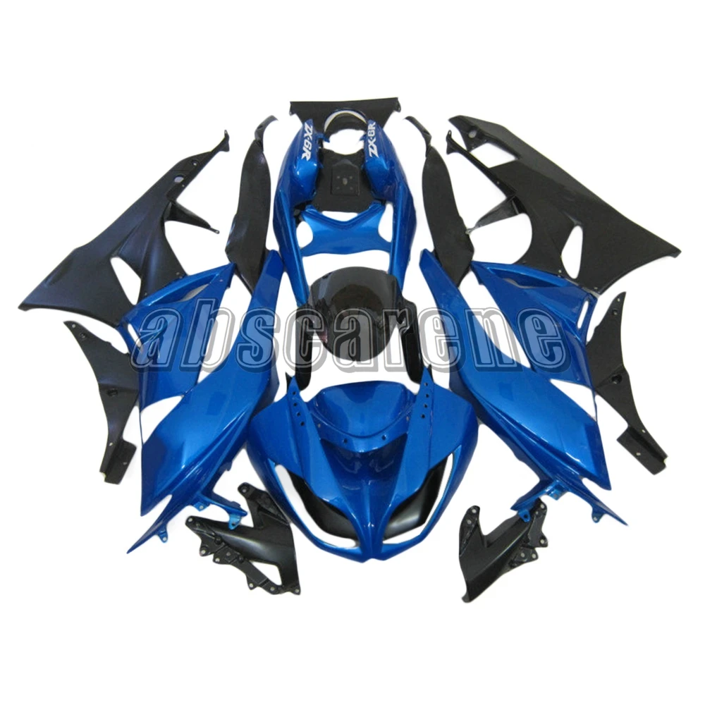 Полный комплект обтекателей из АБС-пластика для Kawasaki ZX6R ZX-6R 2009 2010 2011 2012 Обтекатели