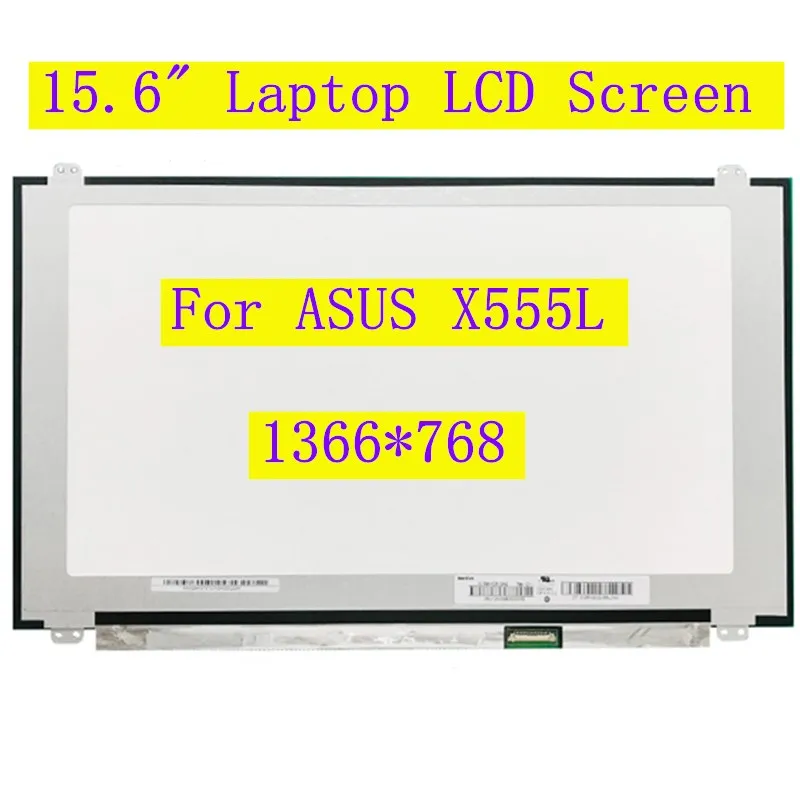 15 6 &quotНоутбук для Asus X555L ЖК-экран 1366x768 HD дисплей Матрица панель 40 контактов |