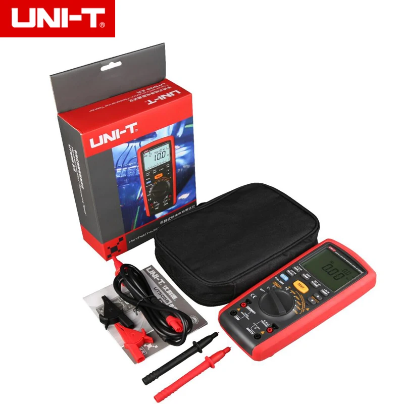 UNI-T UT505B Ручной цифровой тестер сопротивления изоляции AC/DC измерение напряжения