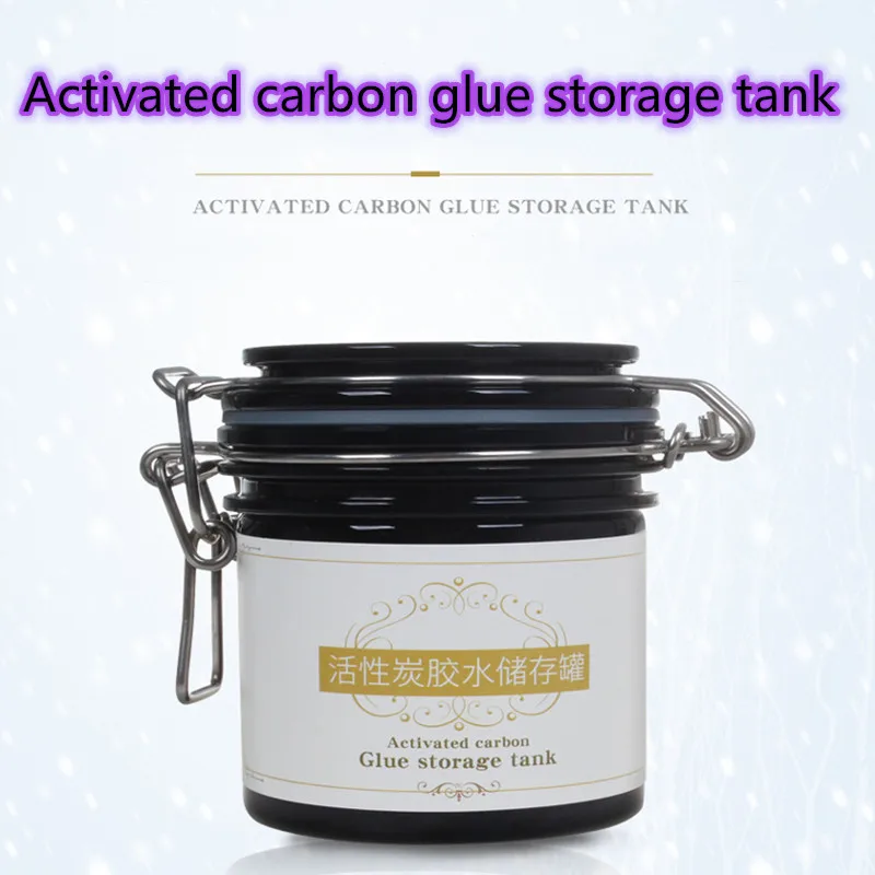 

Eyelash Glue Storage Tank Individual Adhesive Stand Eyelash Extension Activated Sealed Storage Jar Container