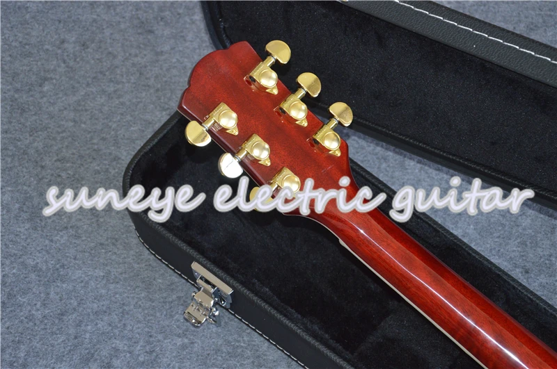 Suneye Solid Guitar Body электрогитара вишневая глянцевая отделка электрогитара с накладка кремового цвета с гитарным чехлом