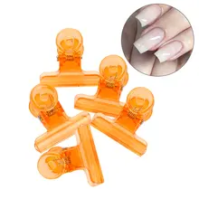 5 шт./компл. C Кривая расширение ногтей пинчинг зажимы 4 цвета пластиковые аксессуары для ногтей оранжевый профессиональный маникюрный пинцер инструмент