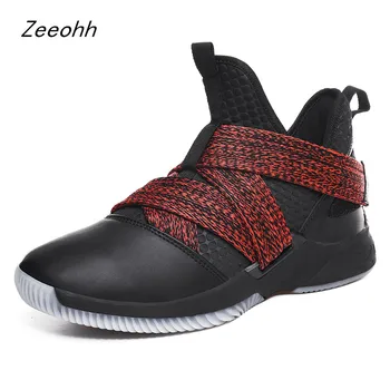 

Brand High-top Retro Basketball Shoes Cushioning Light Sneakers Men Anti-skid Breathable Outdoor Sports Shoe 39-46