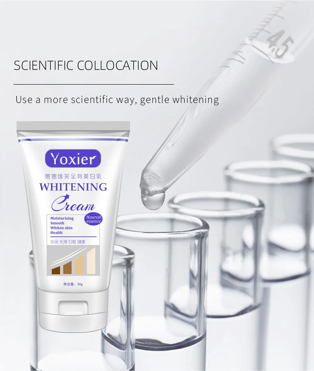 Yoxier Whitening Cream Moisturizing Nourish Repair Improve Arm Armpit Ankles Elbow Knee Body Dull Brighten Arbutin Skin Care 50g