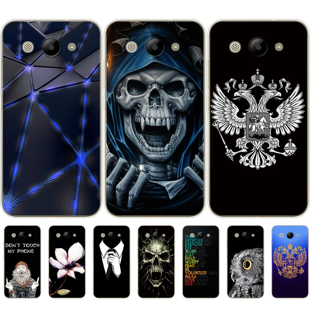 Чехол для Huawei Y3 2017 мягкий силиконовый чехол телефона бампер 5 0 дюйма ТПУ Y 3