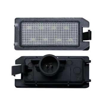 

Plug and play LED License Plate Light Car Auto Lamp White 2pcs Pair High quality