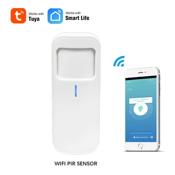 

Smart Home WIFI PIR Motion Sensor Household Wireless Infrared Detector Security Alarm work For Tuya APP Remote Control