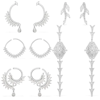 

Kakany New Fashion Original 1: 1 High Quality Sparkling Zircon Temperament Elegant Charm Geometric Earrings Women Jewelry