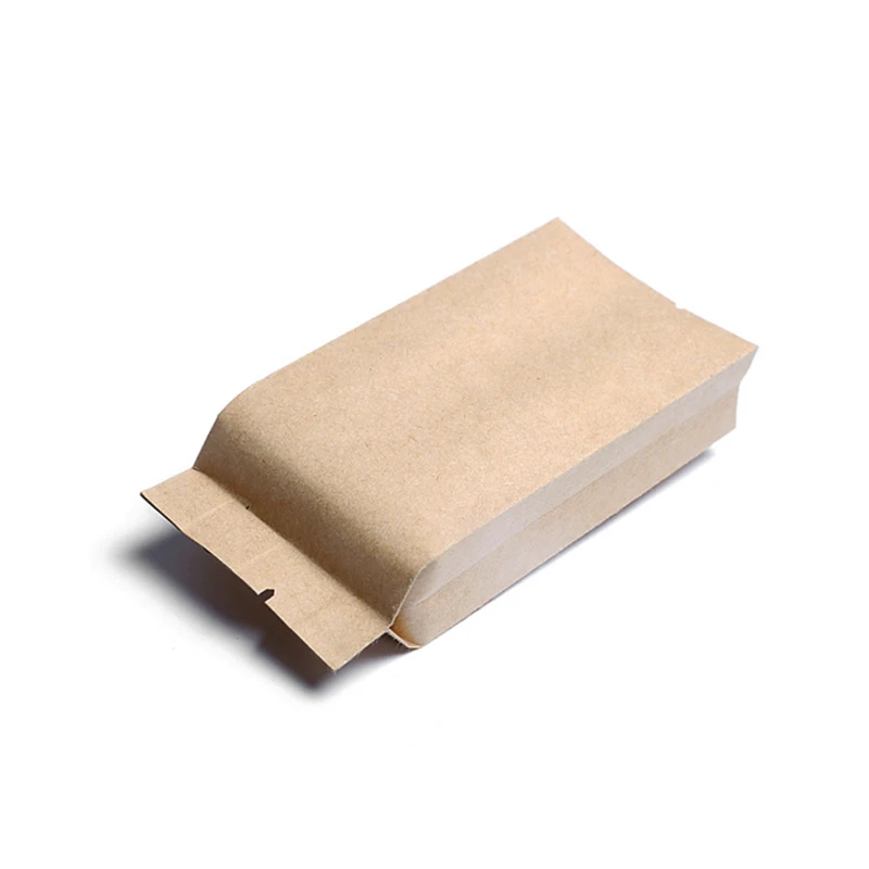 50pcs/lot Kraft paper Tea Bags Thickening Heat Seal Packaging Pouches Food Coffee Tea Bag