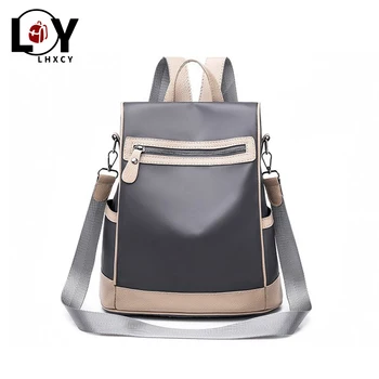 

Waterproof Anti-theft Oxford Leather Belt Women Backpack Leisure Cloth Simple College Wind Bag Soft High Quality Luxury Backpack