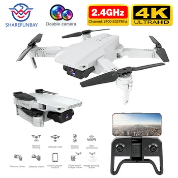 

KF609 drone HD 4k WiFi real-time transmission fpv video live recording dual camera height keeping MINI drone quadcopter