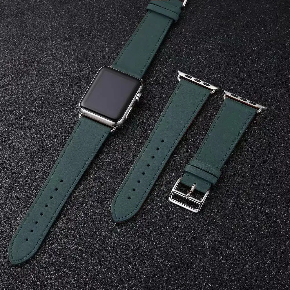 apple watch leather loop midnight blue