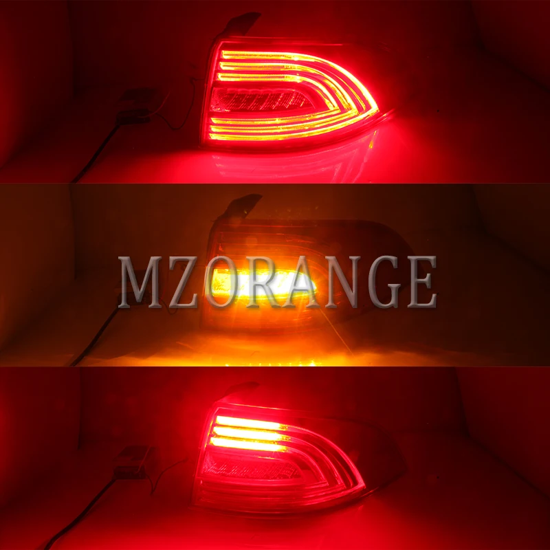MZORANGE внешний свет светодиодный задний фонарь в сборе задний тормозной фонарь лампа для SKODA SUPERB для салона Sedan 2013