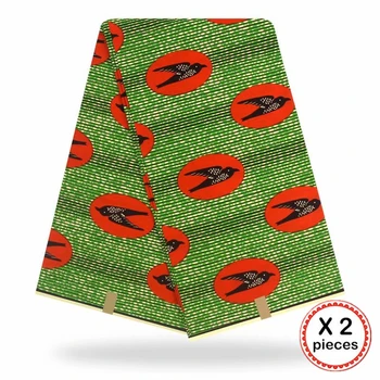 

Ankara African Fabric 12 Yards Cotton Nigeria Style Sewing African Wax Print Fabric Ghana for Wedding Garment dress 91734