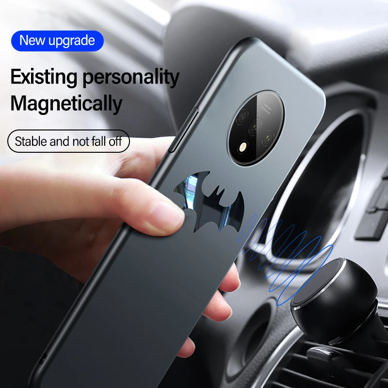 Ultra-Thin Metal Bat Matte PC Phone Case For Oneplus 8 7T 7 Pro 6T 6 5T 5 Protective Back Cover | Мобильные телефоны и