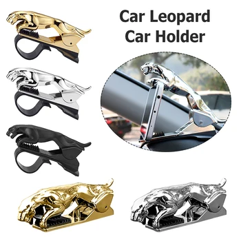 

Leopard Universal Car Phone Holder Adjustable Dashboard Mount Clip Mobile Smart Phone GPS Stand Bracket For All Phone Support F
