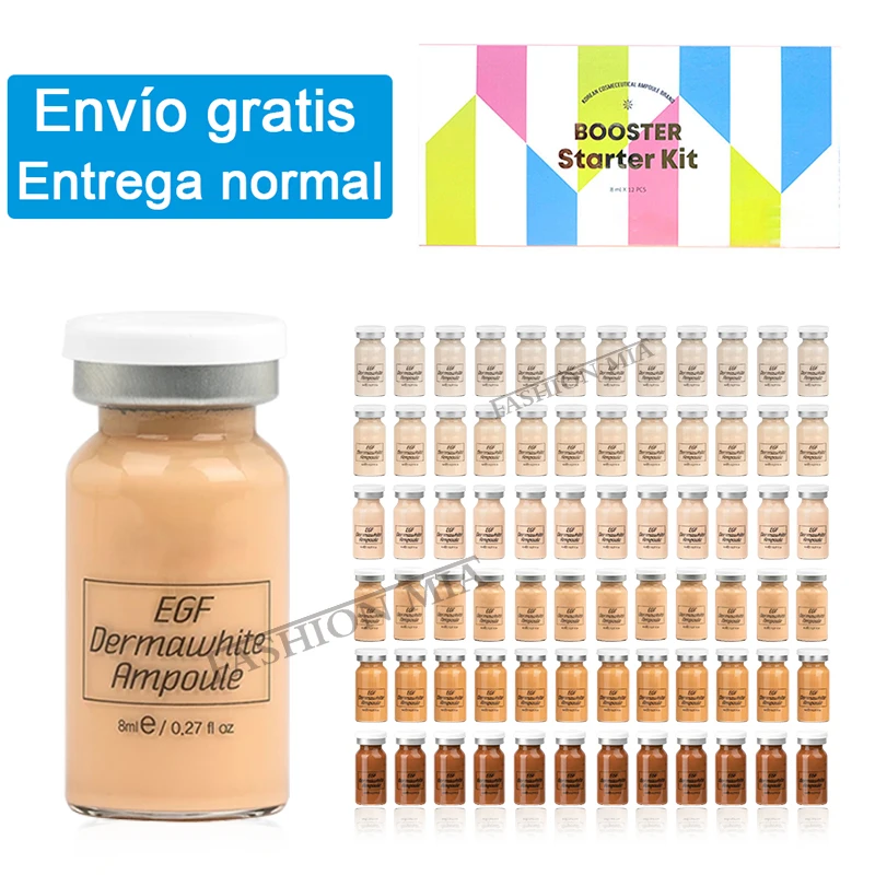 

8ml 12 vials Stayve BB Skin Glow Booster Starter Kit 6 Color Medium BB Cream Ampoule For Brightening Whitening Dr.pen Treatment