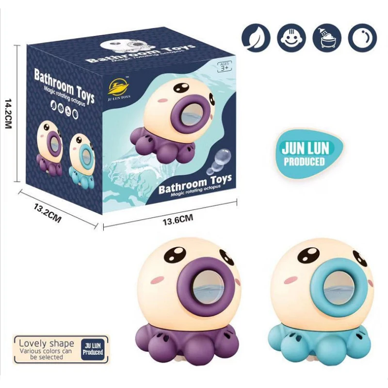 

Octopus Water Spray Bath Bathtub Toy Funny Bathing Bathroom Sprinkling Swimming Water Pool Playing Toy For Children Kids