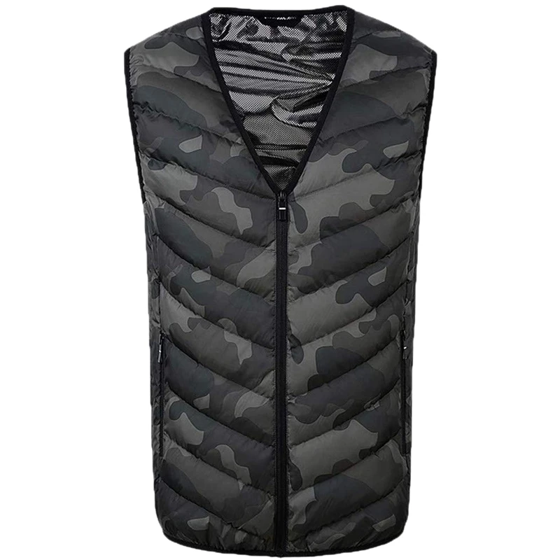 

Men's Heated Vest Winter Jacket Smart USB Electric Heating Warm Vest for Fishing Hiking Ski Outdoor Sports