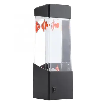 

Aquarium LED Relaxing Bedside Mood Lamp Volcano Water Aquarium Fish Tank LED Light