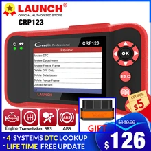 Launch OBD2 Scanner CRP123 Motor/Abs/Srs/Transmissie Full Obdii Auto Diagnose Scan Tool Obd 2 Professionele code Reader