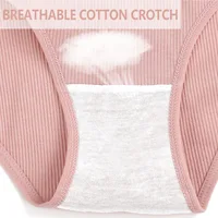 Culottes en coton M-4XL pour femmes, caleçons féminins, culottes sexy pour femmes, slips, sous-vêtements, grande taille, lingerie, 3 pièces par ensemble, 6 documents solides 6