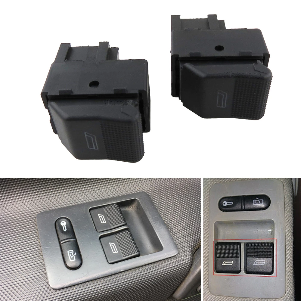 2x Electric Power Master Window Switch For Vw Polo Hatcback 6n2 1999