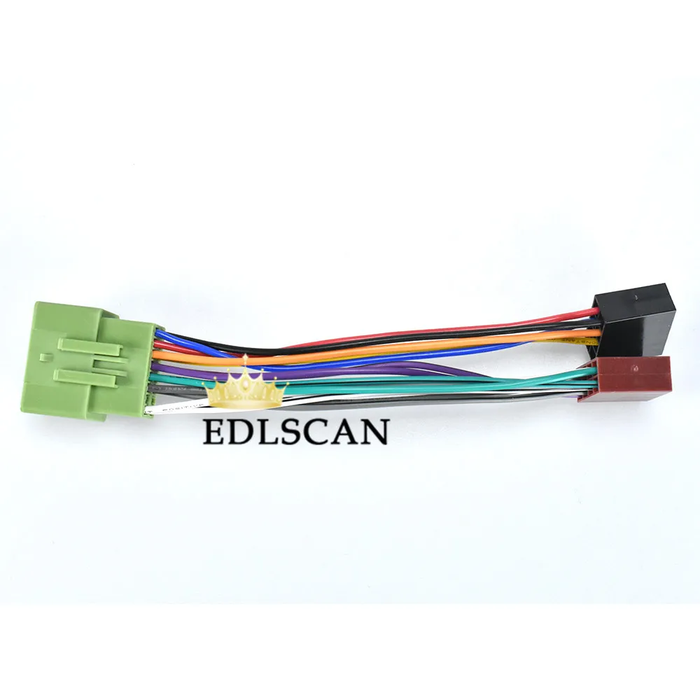 EDLSCAN АВТО ISO Стандартный жгут радио адаптер 12 032 для Volvo autostereo кабель 032|Кабели и