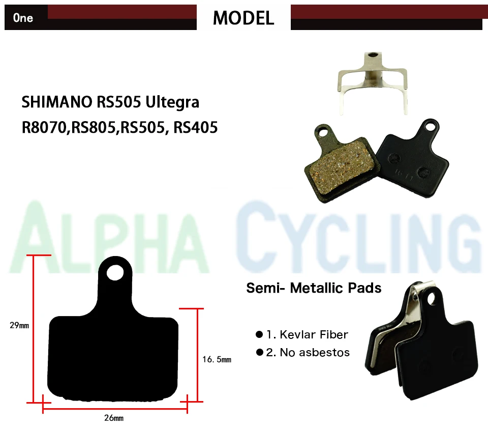 Велосипедные тормозные колодки для Shimano Road Ultegra R8070, RS805, RS505, RS405 гидравлические дисковые тормоза, партиями по 4 пары для 4 суппорты