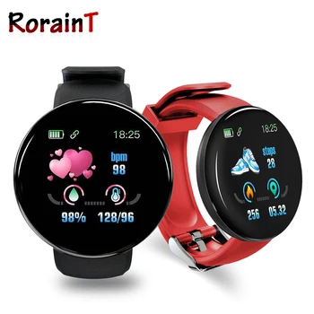 

D18 Bluetooth Sports Smart Watch Men's Wristband Heart Rate Monitor Blood Pressure Fitness Tracker Women'sBracelet Smart band