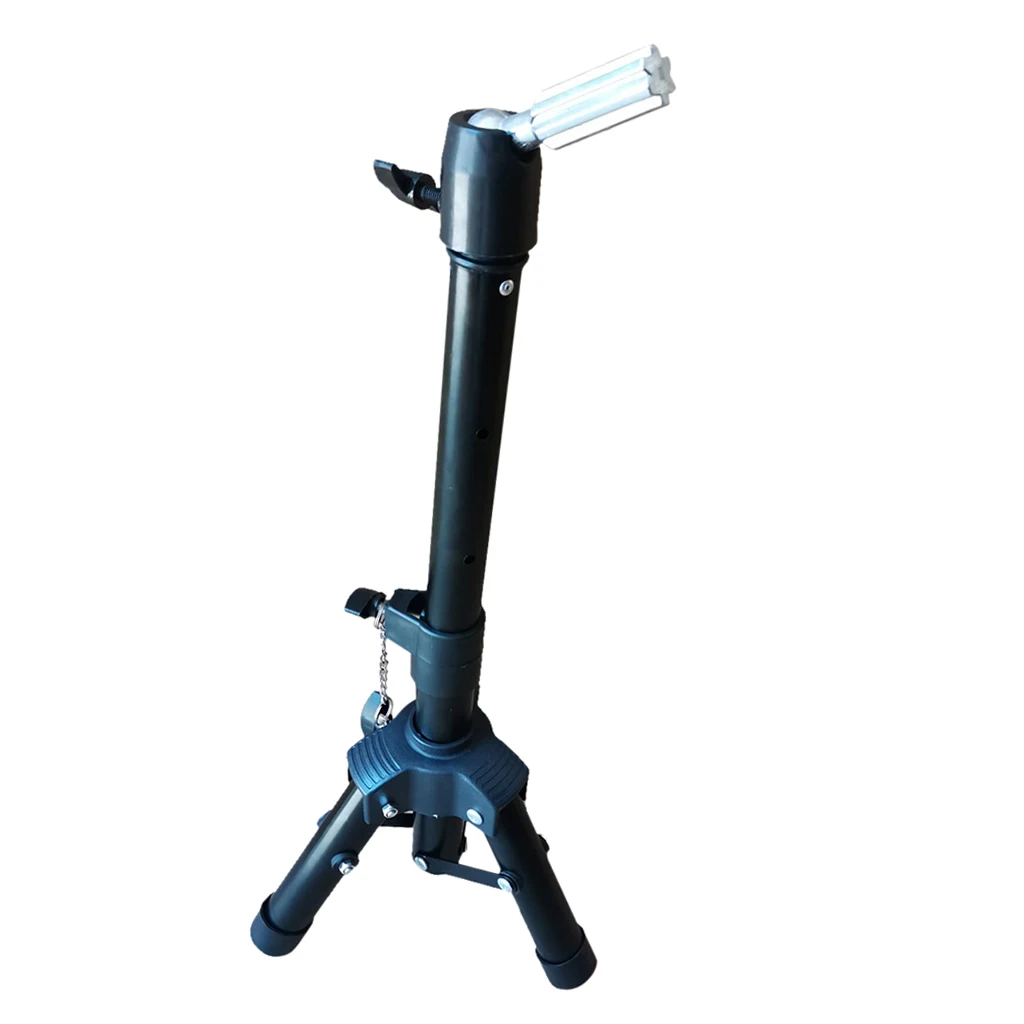 Wig Canvas Block Mannequin Head + Tripod Training Stand Non-Slip Practice