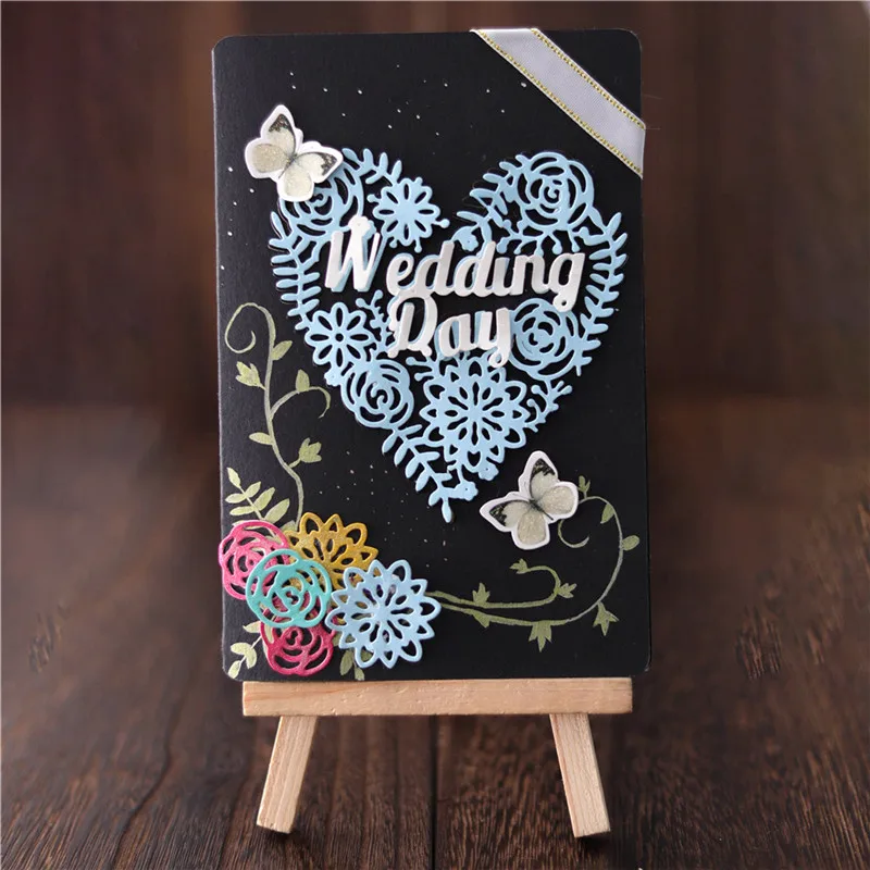  GJCrafts Wedding Invitation Metal Cutting Dies for Scrapbooking New Dies for 2019 Die Cut Stitch Cr - 4000435072029