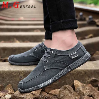 

Lace Up Men Sneakers Low Top Men's Summer Comfort Shose Men Canvas Vulcanized Shoe Denim Man Casual Shoes Flats Walk Zapatos C65