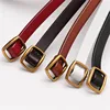 Genuine Leather Strap Lady Vintage Metal Buckle Casual Women Waistband Cowskin Jeans Cintos Thin Narrow Belts Female ► Photo 2/6