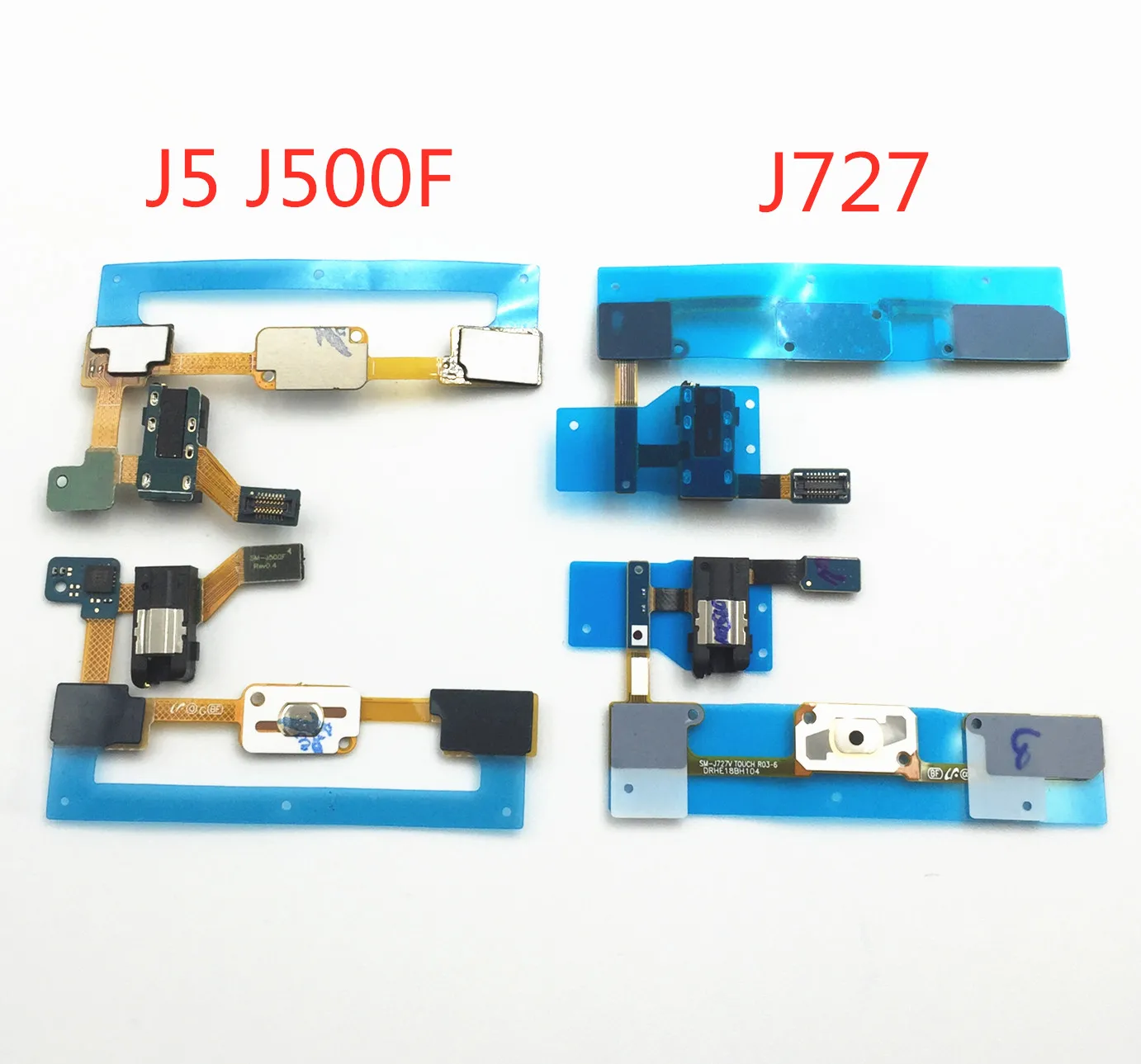 1 шт. новая кнопка возврат в меню ключ сенсор гибкий кабель с аудио разъем для наушников для samsung Galaxy J5 J500F J727 запасные части