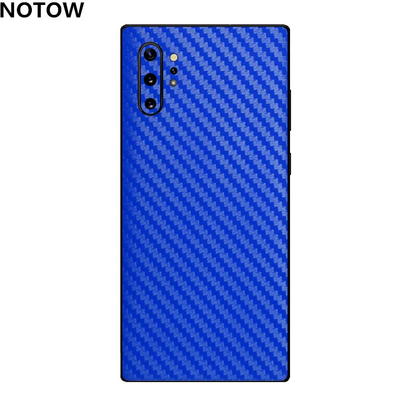 NOTOW Мода 3D углеродное волокно задняя паста защитная пленка наклейка для samsung Galaxy Note10/Note10plus/A70/A50/S10/S10Plus/s10E