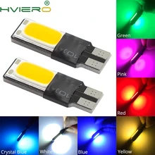 Белый синий красный авто светодиод 194 DC 12V COB Canbus без ошибок 6Led лампы для чтения боковой маркер резервный парковочный сигнальный светильник для багажника