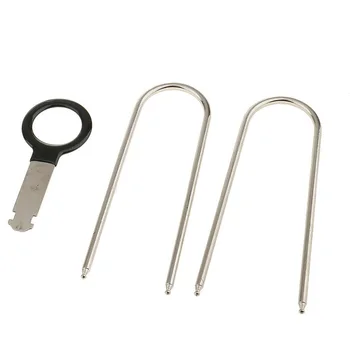 

Automobile Accessories Car Radio Audio Removal Install Key Kit 1 Set 20pcs Stereo Dash CD Player Removal Tool Set