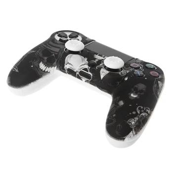 

Gamepad Controller Silicone Sleeve Guard Protective Cover + 2 Grip Caps For PS4