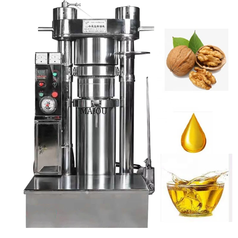 Liquore Di Cacao Di Sesamo Elettrico Di Migliore Qualità Piccolo Frantoio Idraulico Automatico Di Noci Olio Di Cacao Olio Di Arachidi Idraulico Pres