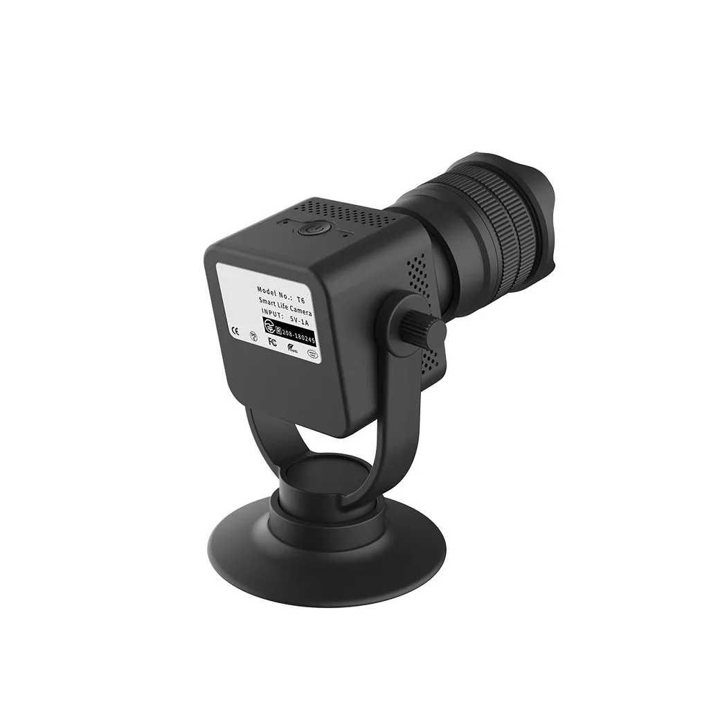 T6 12x Zoom Manual Focus WiFi Camera Digital Lens Telescope Camcorder Security Micro Camera Home Smart DVR Remote Motion Sensor