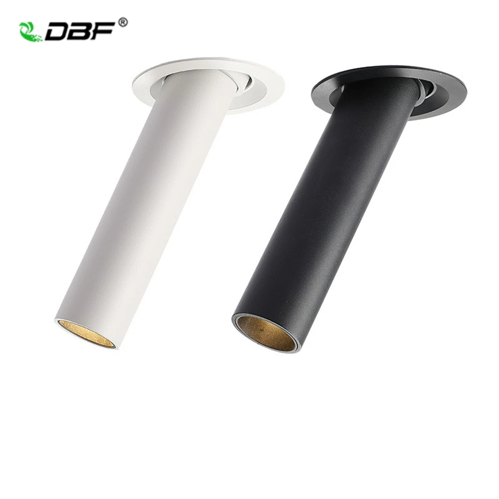 

[DBF]Nordic Anti-Glare Recessed Downlight 12W Black/White Housing 360 Angle Rotatable 3000K/4000K/6000K LED Ceiling Spot Light