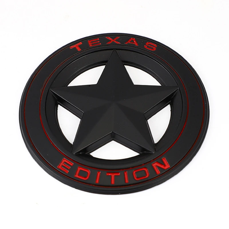 3D эмблема «Texas Edition», Металлическая Автомобильная наклейка, Звездный логотип, эмблема, значок, автомобильный Стайлинг, боковой хвост, наклейка для Jeep Wrangler Liberty Grand Cherokee - Название цвета: for Jeep Sticker