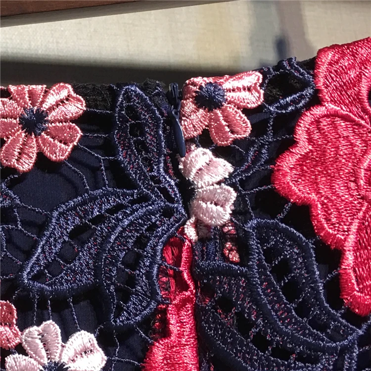 Новые осенние элегантные женские кружевные юбки с цветочной вышивкой, юбки-карандаш с высокой талией для женщин