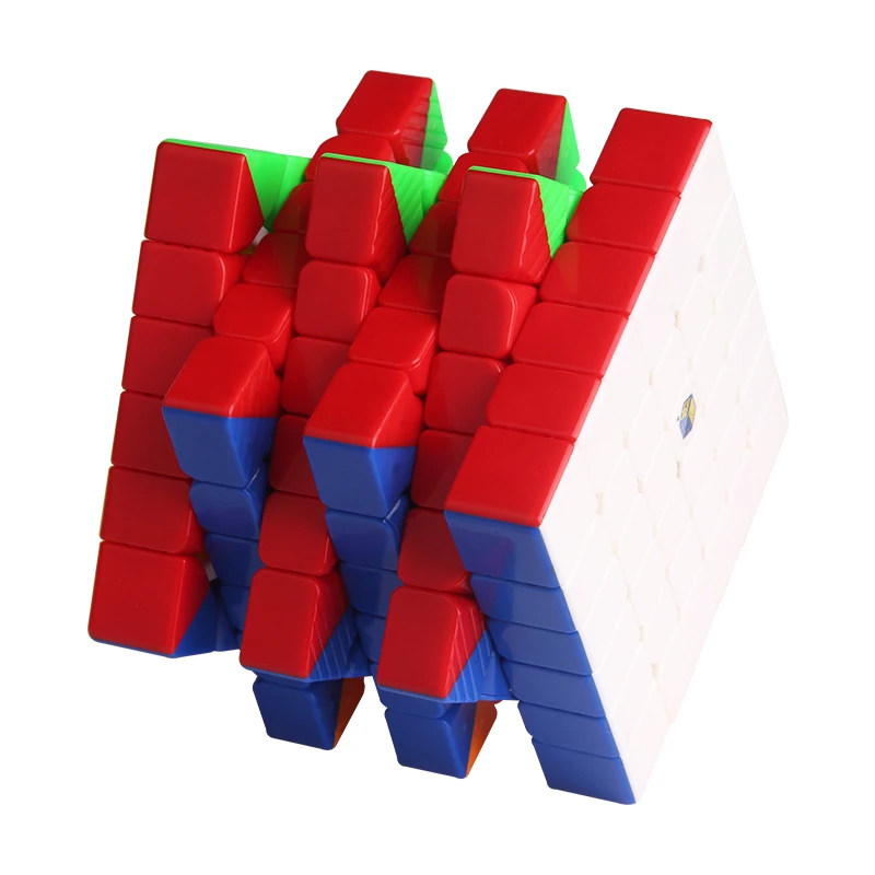 Yuxin маленький магический 6x6 бесклейкий куб волшебный скоростной Zhisheng 6x6x6