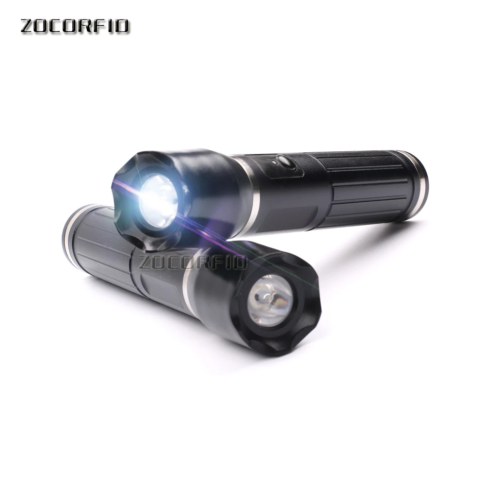 Metal 125KHZ EM patrol recorder /guard tour system with flash light 10 checkpoints 2 patrolman tags