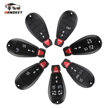 

Dandkey Remote Smart Car Key Shell Case For Chrysler Jeep Grand Cherokee Town&Country Fit Dodge Magnum Durango 3/4/5/6/7 Buttons